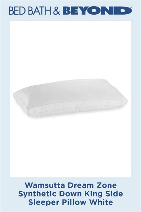 Wamsutta® Dream Zone® Down Alternative Side Sleeper Bed Pillow | Bed Bath & Beyond | Side ...