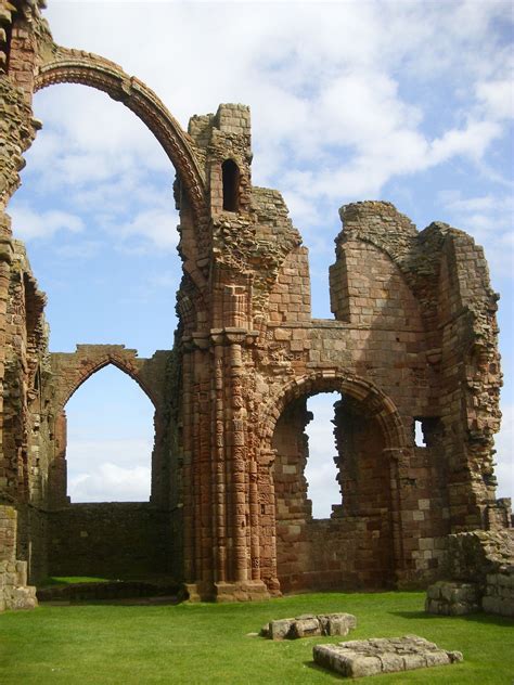 Lindisfarne Priory. | Places to go, Property sites, Tower bridge