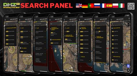 DMZ interactive map update [by WZHUB] - Search panel for Keys, POIs ...