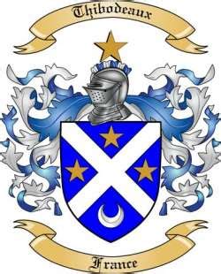 Thibodeaux Family Crest from France by The Tree Maker