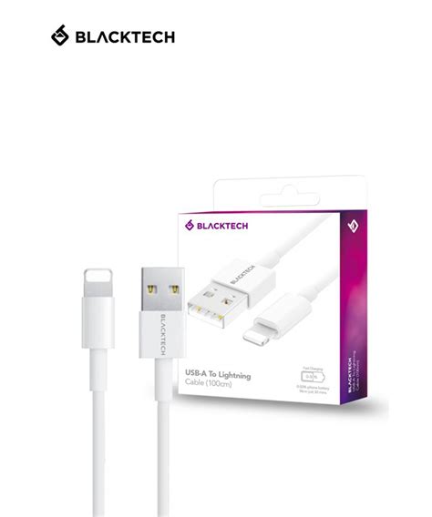 BLACKTECH-USB-A-To-Lightning-Fast-Charging-Cable - Mobile Bus