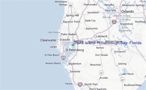 Davis Island, Hillsborough Bay, Florida Tide Station Location Guide