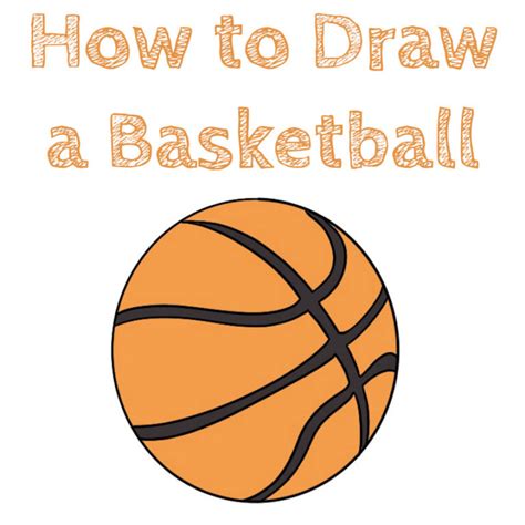 How to Draw a Basketball - How to Draw Easy