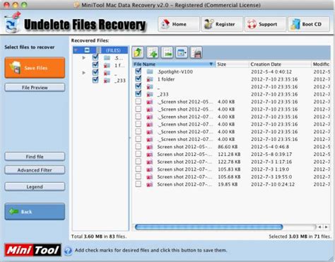 Recovering deleted files from Mac by using the free Mac data recovery software – MiniTool Mac ...