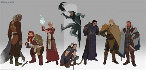 Dragon Age Inquisition Character Concept Art