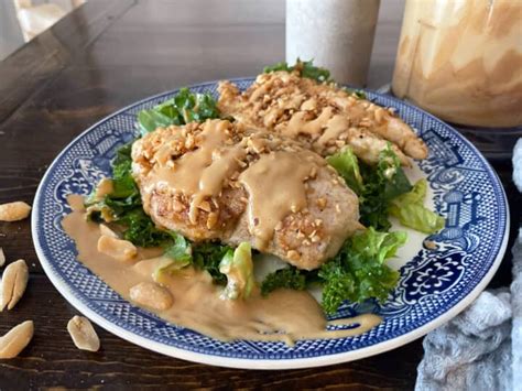 Peanut Crusted Chicken with Sweet and Spicy Peanut Butter Sauce - The ...