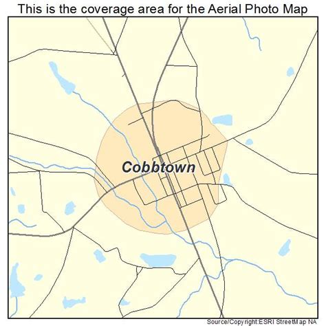 Aerial Photography Map of Cobbtown, GA Georgia