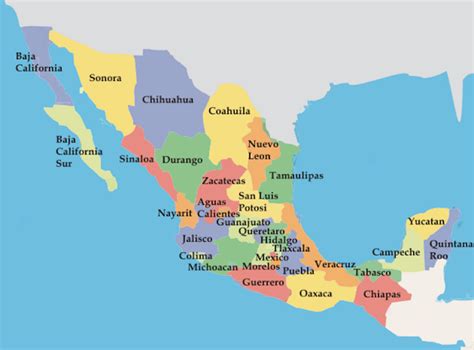 Mapa De Mexico