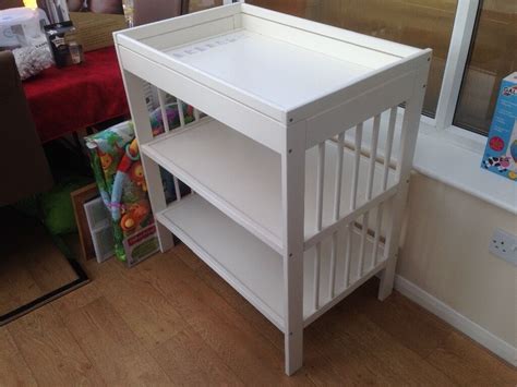Brand new fully assembled white ikea baby changing table | in Lancing ...
