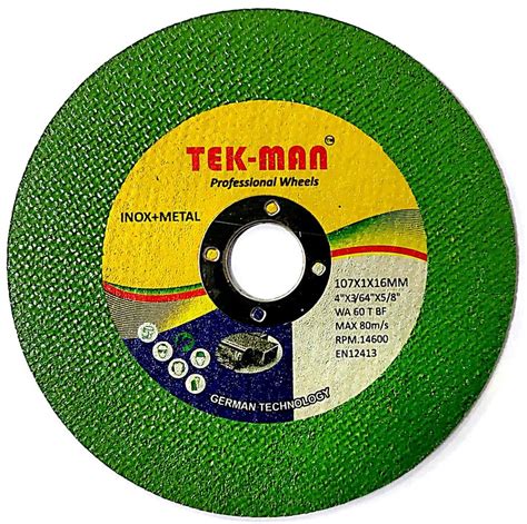 Mild Steel,Stainless Steel 4" TEKMAN Cutting Wheels, Thickness (Millimetre): 1 MM at Rs 13/piece ...