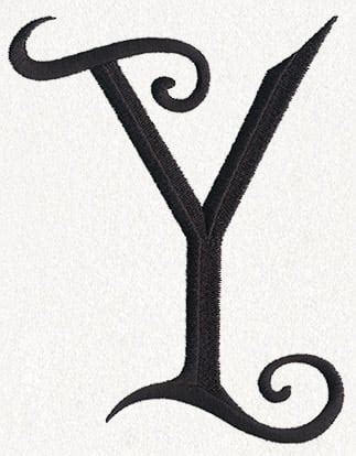 Fantasy Letter Y - Uppercase