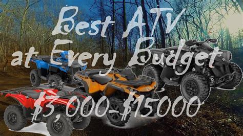 2020 BEST ATV at EVERY BUDGET! Yamaha Kodiak Polaris Sportsman Can Am Outlander Honda Foreman ...