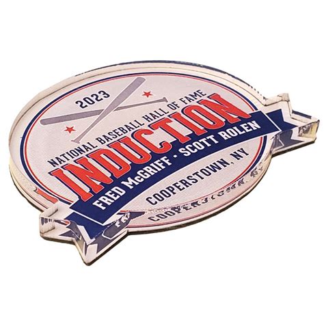 Baseball Hall of Fame 2023 Induction Logo Acrylic Magnet