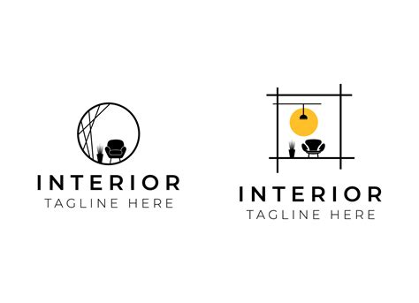 Minimalist Interior Design Logo Vector 22089609 Vector Art at Vecteezy