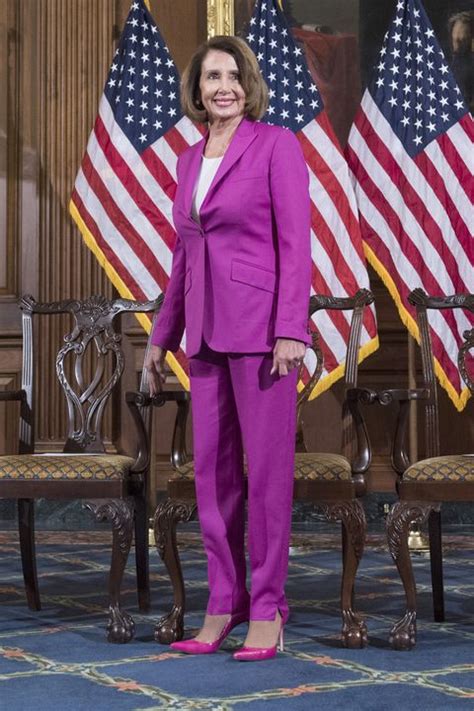 Nancy Pelosi Wears a Pink Suit in the in the New Committee Photo