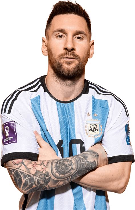Lionel Messi Argentina football render - FootyRenders