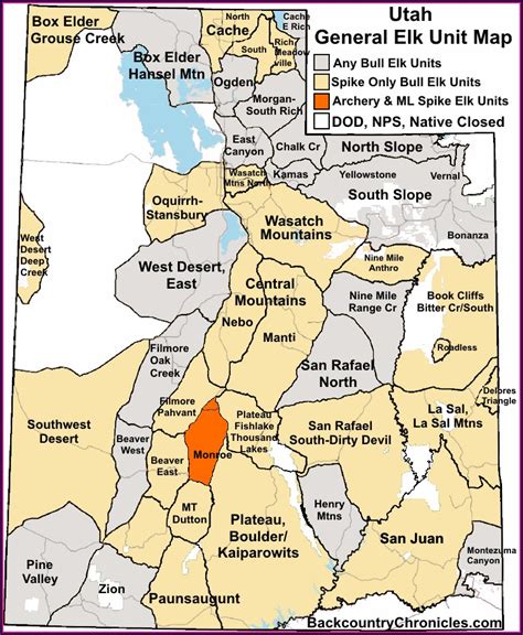 Idaho Elk Population Map Map : Resume Examples