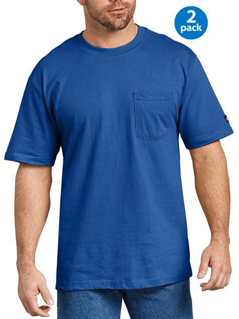 Genuine Dickies - Big Men's Short Sleeve Heavy Weight Pocket T-Shirt, 2 ...