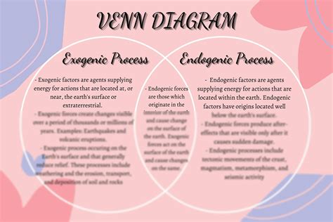 SOLUTION: Exogenic and endogenic process - Studypool