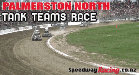 Palmerston North Speedway – Tank Teams Race – 21 April 2012 — Speedway Racing New Zealand