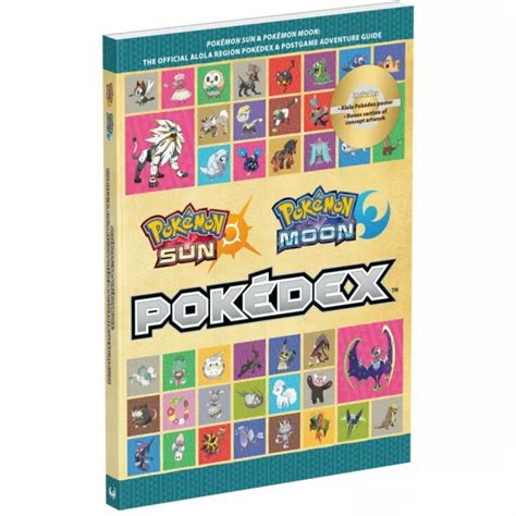 POKEMON SUN & Moon: Alola Region Pokedex & Postgame Adventure Guidebook ...