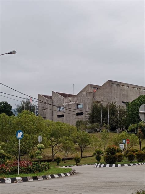 Padang, Andalas University Rectorate Building Near the Intersection ...