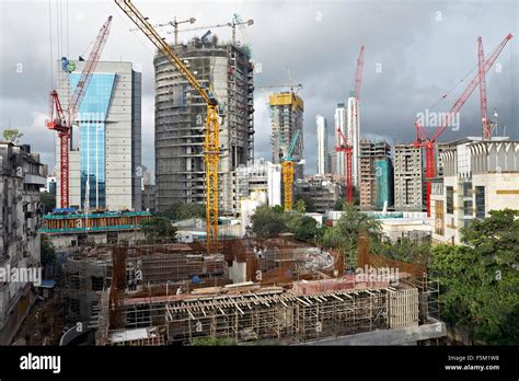 High rise construction worli, mumbai, maharashtra, india, asia Stock Photo - Alamy