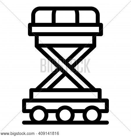 Baggage Plane Trolley Vector & Photo (Free Trial) | Bigstock