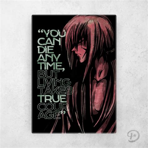 Quotes from kenshin himura samurai x posters. You love it, we print it! Top quality, durable ...