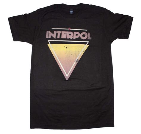 Interpol Triangle T-Shirt by INTERPOL