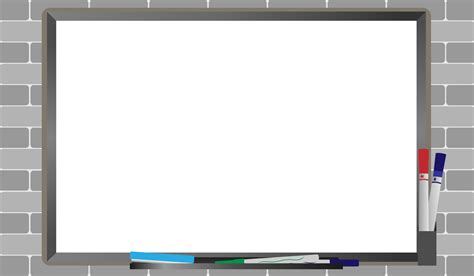 Whiteboard and equipment in white wall background for copy space background , wallpaper , ads ...