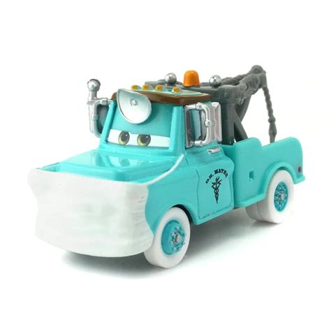 Disney Pixar Cars Race Team Dr.Mater With Mask Up Metal and plastic ...