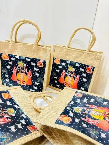 Designer Jute Shopping Bags. at Rs 100/piece | Mansarovar | Jaipur | ID ...