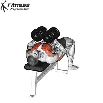 Close-grip dumbbell presses work your entire chest, with a slight emphasis on your inner pecs ...