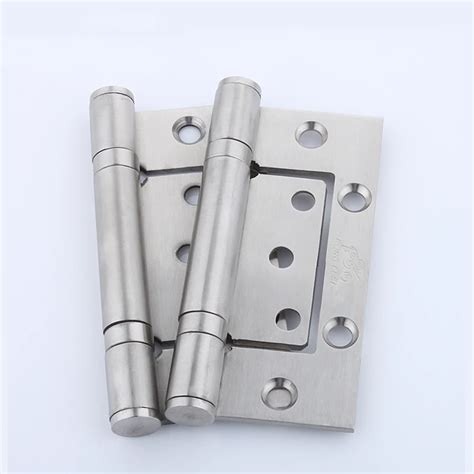 Wooden door hinges stainless steel invisible hinge non slot 2pcs-in Door Hinges from Home ...