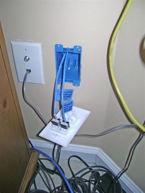 How to Install an Ethernet Jack for a Home Network - pulling Ethernet ...