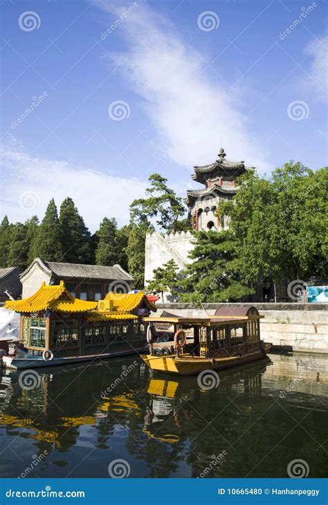 Chinese royal garden stock photo. Image of dock, green - 10665480