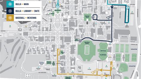 Notre Dame Campus Map