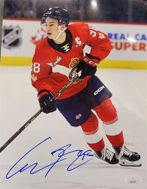 Connor Bedard Regina Pats Signed 8x10 Photo w/ JSA COA | Icons and Heroes