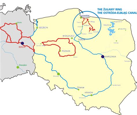 Vistula River Map