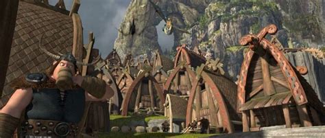 Village HTTYD | How to train your dragon, How train your dragon, Dragon ...