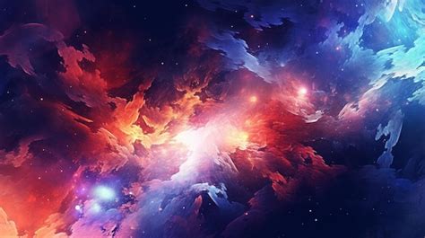 Premium AI Image | Space abstract background Generative AI