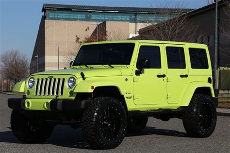 eBay: 2016 Jeep Wrangler UNLIMITED SAHARA 2016 JEEP WRANGLER UNLIMITED HYPER GREEN 6K MILE ...