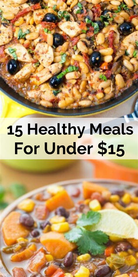 15 Healthy Meals on a Budget | Healthy recipes on a budget, Budget dinner recipes, Healthy recipes