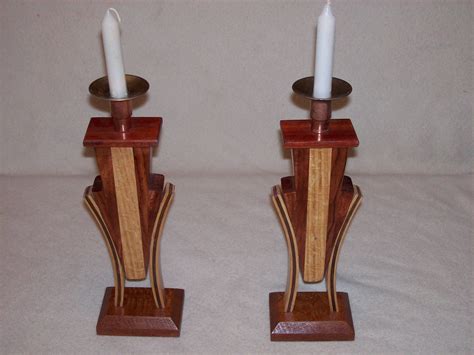 Shabbat Candle Holders - W.S. Woodmasters