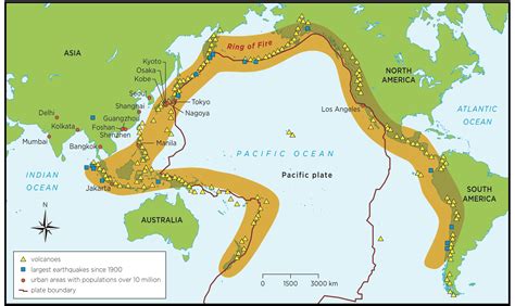 Map Of Ring Of Fire Earthquakes