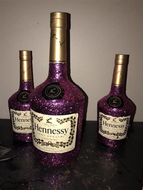 decorated henny bottles Liquor Gift Baskets, Liquor Gifts, Alcohol ...