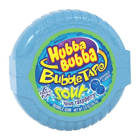 Hubba Bubba Sour Bubble Tape Blue Raspberry 56.7g - ALLSORTS OF SWEETS