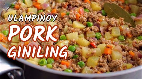 Easy PORK GINILING — How to cook easy delicious Filipino style pork ...