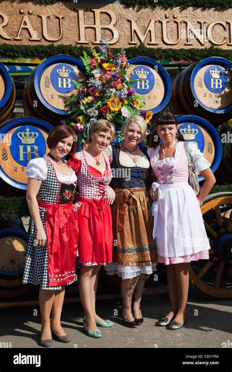 Munich Germany Oktoberfest Girls